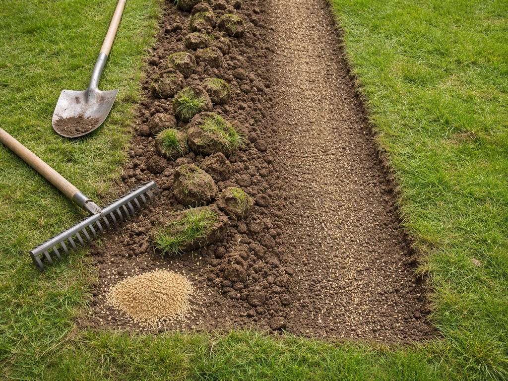 Gazon omspitten en opnieuw inzaaien: stappenplan NL