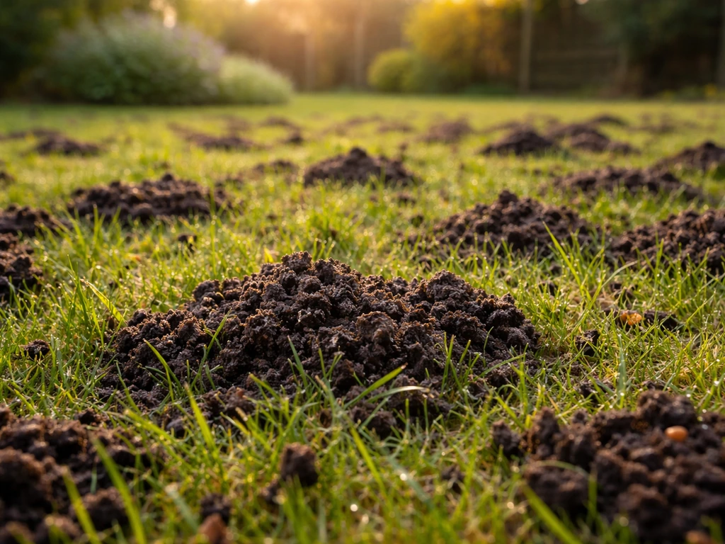 compost op gazon voorjaar